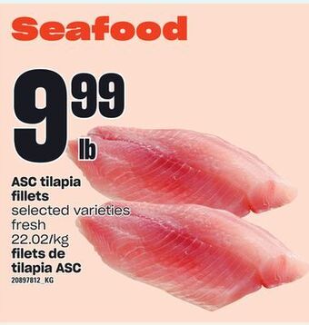 Independent City Market Filets de tilapia asc offer