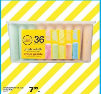 Real Canadian Superstore Jump Kids World™ 36 pack jumbo chalk offer