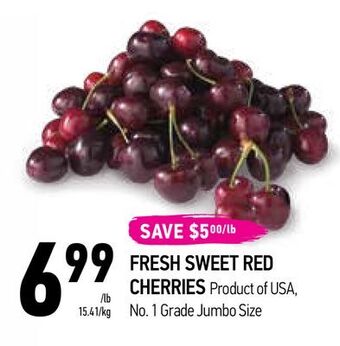 Coppa's Fresh Market Fresh sweet red cherries offer