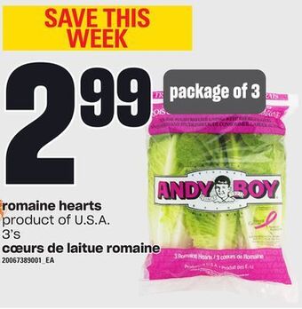 Independent City Market Cœurs de laitue romaine, 3's offer