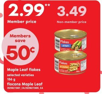 Independent City Market Flocons maple leaf, 156 g offer