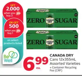 Rexall Canada dry cans offer