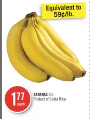 Shoppers Drug Mart Bananas offer