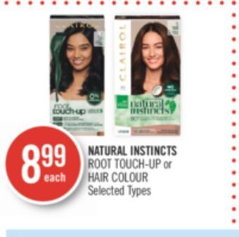Shoppers Drug Mart Natural instincts root touch-up or hair colour offer