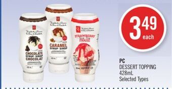 Shoppers Drug Mart Pc dessert topping offer