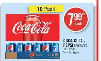 Shoppers Drug Mart Coca-cola or pepsi beverages offer