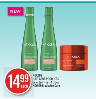 Shoppers Drug Mart Nexxus hair care products offer