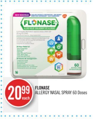 Shoppers Drug Mart Flonase allergy nasal spray offer