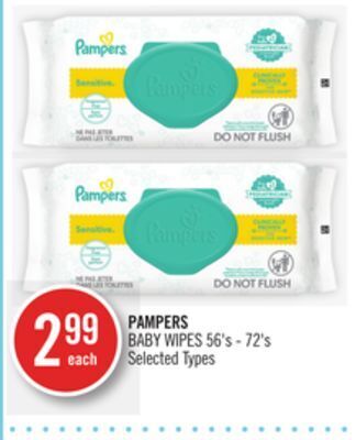 Shoppers Drug Mart Pampers baby wipes offer