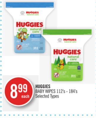 Shoppers Drug Mart Huggies baby wipes offer