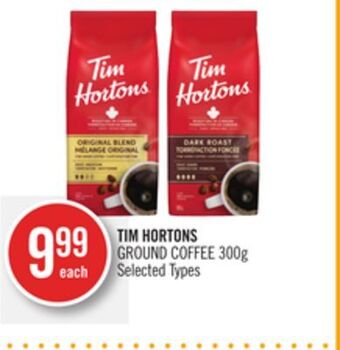 Shoppers Drug Mart Tim hortons ground coffee offer