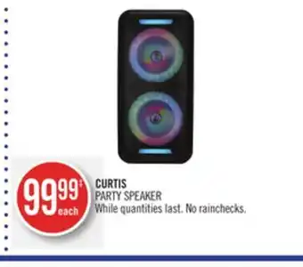 Shoppers Drug Mart Curtis party speaker offer