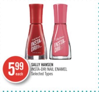 Shoppers Drug Mart Sally hansen insta-dri nail enamel offer