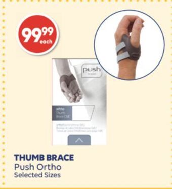 Wellwise by Shoppers Thumb brace push ortho offer