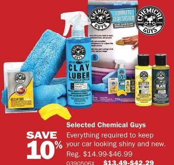 PartSource Selected chemical guys offer