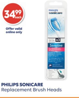 Wellwise by Shoppers Philips sonicare replacement brush heads offer