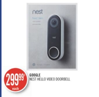 Shoppers Drug Mart Google nest hello video doorbell offer