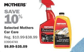 PartSource Selected mothers car care offer