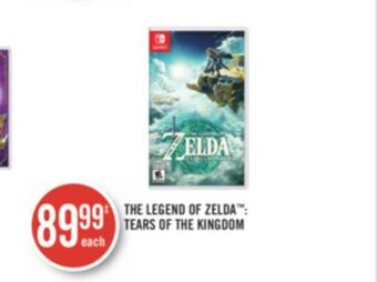 Shoppers Drug Mart The legend of zelda™: tears of the kingdom offer