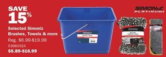 PartSource Selected simoniz brushes, towels & more offer
