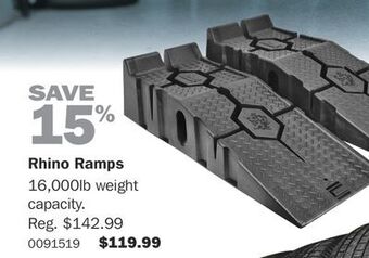 PartSource Rhino ramps offer