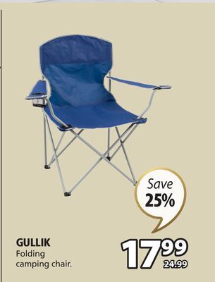 JYSK Gullik folding camping chair offer