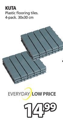 JYSK Kuta plastic flooring tiles offer