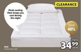 JYSK Frio cooling fiber bed offer