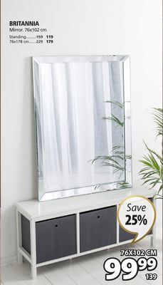 JYSK Britannia mirror offer