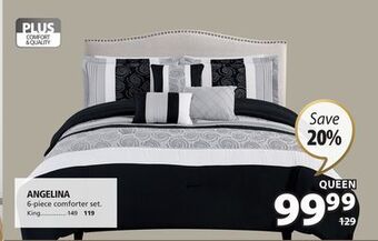 JYSK Angelina 6-piece comforter set offer