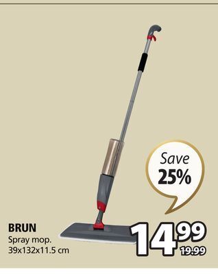 JYSK Brun spray mop offer