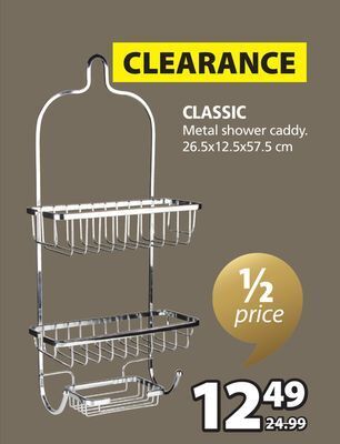 JYSK Classic metal shower caddy offer
