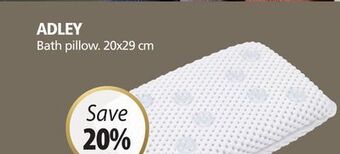 JYSK Adley bath pillow offer