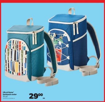 Real Canadian Superstore Life at Home backpack cooler 18 can offer