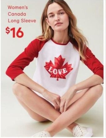Real Canadian Superstore Women's Canada Long Sleeve offer