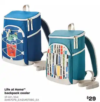 Independent Grocer Life at home backpack cooler offer