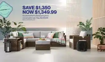 Hudson's Bay Glucksteinhome sedona 6-piece conversation set offer
