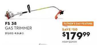 STIHL Fs 38 gas trimmer offer