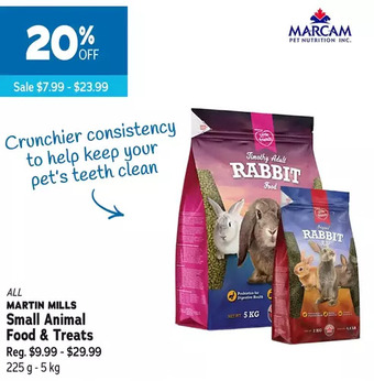 Ren’s Pets Depot Martin mills small animal food & treats offer