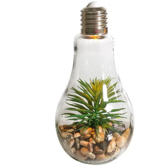 JYSK OLDENOR LED light bulb with Artificial plant. offer