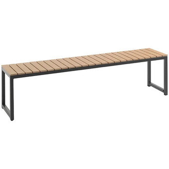 JYSK DAGSVAD Steel legs with, aluminum frame and artwood seat. 170 x 43 x 36cm offer