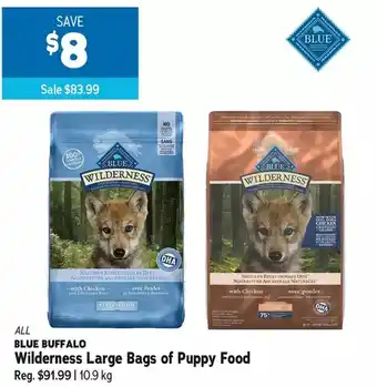 Ren’s Pets Depot Blue buffalo wilderness large bags of puppy food offer