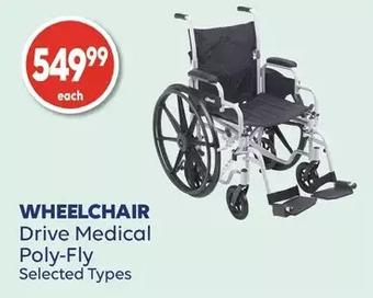 Wellwise by Shoppers Drive medical poly-fly wheelchair offer