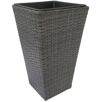 JYSK Margie Polyrattan planter. 28x50x28 cm offer