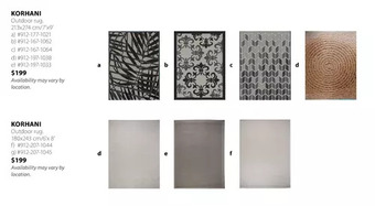 JYSK Korhani Outdoor Rug 213 x 274cm offer