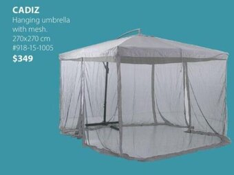 JYSK Cadiz Hanging umbrella with mesh offer
