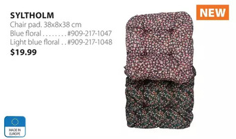 JYSK Syltholm Chair pad. 38x8x38 cm offer