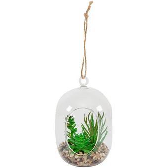 JYSK VANA Artificial plant in glass vase offer