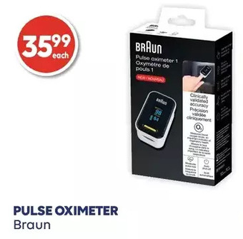 Wellwise by Shoppers Braun pulse oximeter offer