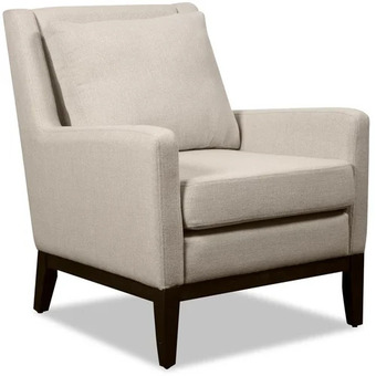 The Brick Adel linen-look fabric accent chair - beige offer
